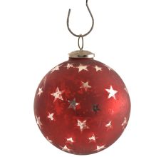 Red Star Christmas Hanging